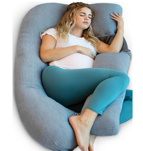 lot 284 image: Pharmedoc Pregnancy Pillows, U-Shape Full Body Pillow