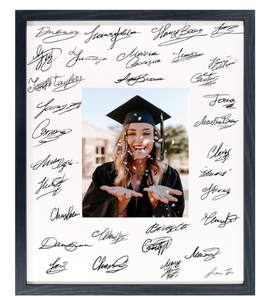 lot 286 image: GraduatePro 16x20 Signature Picture Frame Board for 8x10 Photo with Signable Mat