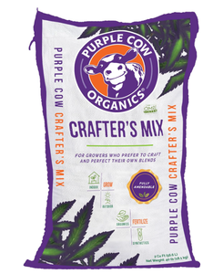 lot 438 image: Purple Cow Organics Crafters Mix, 2 Cubic Foot Bag, Organic Living Soil, for Containers and Pots
