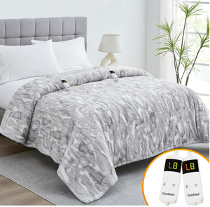 lot 449 image: Guohaoi Electric Heater Blanket Queen Size with Dual Control 90x 90
