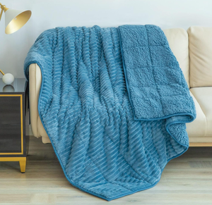 lot 452 image: Uttermara Weighted Blanket Queen Size 20 LBS 60x80 Inches