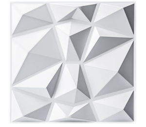 lot 488 image: Art3d Decorative 3D Wall Panels in Diamond Design, 12x12 (33 Pack)