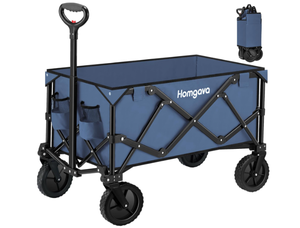 lot 493 image: Homgava 200L Collapsible Folding Wagon Cart