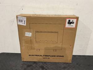 lot 11 image: LifePlus Wall Mounted Electric Fireplace, 26 Inch Freestanding LED Fireplace Heater with Remote Control