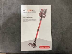 lot 278 image: WLUPEL Cordless Vacuum Cleaner 400W 45mins