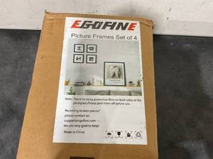 lot 296 image: Picture Frames Set of 4, Grey, 8 x 10