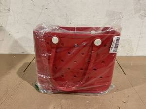 lot 155 image: WDSF Rubber Tote Bag, Large Beach Bag, Waterproof Sandproof Outdoor Tote Bag