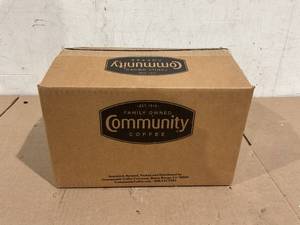 lot 161 image: LOT OF 40 Community Coffee Signature Blend, Dark Roast Pre-Measured Coffee Packs, 2.5 Ounce Bag