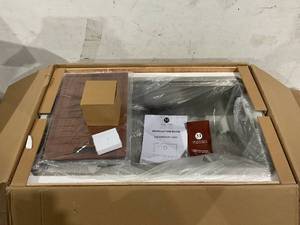 lot 60 image: 32 inch Undermount Workstation Sinks, MONDAWE Single Bowl Stainless Steel Kitchen Sink
