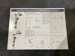 lot 39 image: UCLIMAA 10 Inch Rain Shower Head with Handheld System