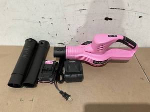 lot 397 image: Electric Mini Cordless Leaf Blower with Battery and Charger