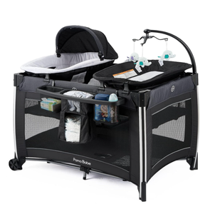 lot 213 image: Pamo Babe 4 in 1 Portable Baby Crib Deluxe