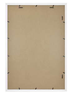 lot 233 image: MCS White Woodgrain Gallery Frame