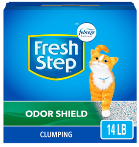 lot 244 image: Fresh Step Clumping Cat Litter Odor Shield With Febreze