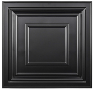lot 337 image: LOT OF 12 Art3D Black Decorative Drop Ceiling Tile
