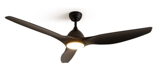 lot 340 image: CREATE Windsail Black Ceiling Fan