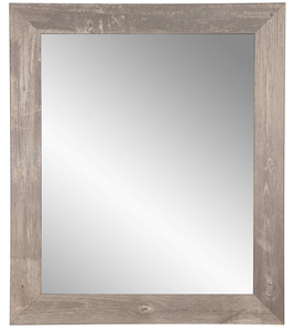 lot 345 image: Brown Farmhouse Wall Mirror