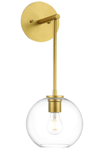 lot 358 image: XiNBEi Lighting Globe Wall Sconce