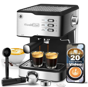 lot 369 image: Geek Chef Espresso Machine 20 Bar