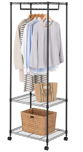 lot 391 image: Doshisha Compatible Slim Wardrobe Rack