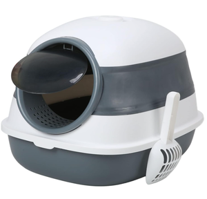 lot 398 image: Cat Toilet Litter Box, Fully Enclosed Proof Odorless Hooded
