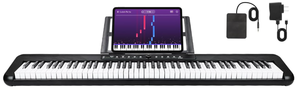 lot 71 image: Digital Piano 88 Key Full Size Semi Weighted Electronic Keyboard Piano