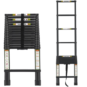 lot 73 image: Telescopic Ladder, 20.3FT RIKADE Aluminum Telescoping Ladder with Non-Slip Feet