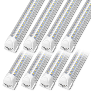 lot 90 image: LOT OF 8 Kihung LED Shop Light 4ft, 40W 5200LM 6000K (Super Bright White)