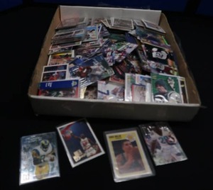lot 5 image: MIXED LOT OF BASEBALL  BASKETBALL  FOOTBALL