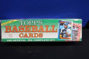 lot 6 image: 1990 UNOPENED TOPPS BASEBALL CARDS