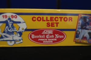 lot 16 image: FACTORY SEALED  UNOPENED 1990 SCORE COLLECTOR SET