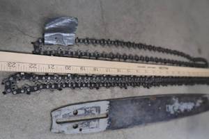 lot 53 image: CHAIN SAW CHAINS  GUIDE BAR