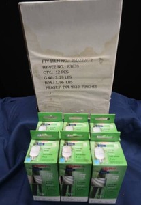 lot 62 image: BOX AND A HALF (18) NEW SOFT WHITE LIGHT LIGHT BULBS