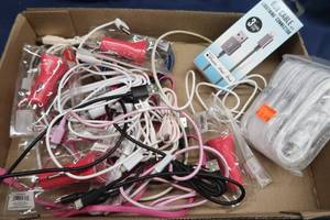 lot 72 image: NEW PHONE CHARGERS AND PLUGS