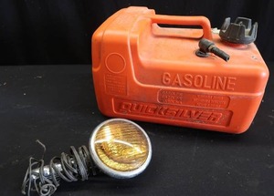 lot 98 image: VINTAGE SPOTLIGHT  BOAT GAS CAN