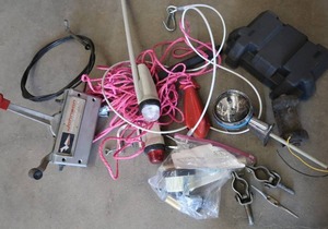 lot 109 image: MISC BOX OF BOATING ITEMS