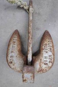 lot 114 image: VINTAGE ANCHOR