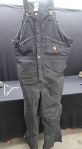 lot 24C image: BLACK MENS CARHARTT BIBS