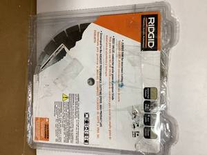 RIDGID 14 in. Segmented High-Rim Diamond Blade Customer Returns See Pictures