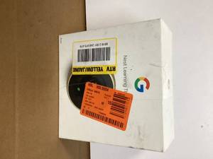 Google Nest Learning Thermostat - Smart Wi-Fi Thermostat - Brass Customer Returns See Pictures