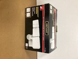Defiant 3000 Lumen 240-Degree Integrated LED Motion Activated White Three-Head Outdoor Flood Light Customer Returns See Pictures