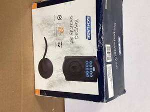 Schlage Camelot Aged Bronze Electronic Door Lock Deadbolt with Accent Door Handle Customer Returns See Pictures
