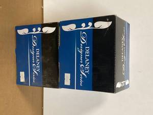 Lot of 2 DELANEY HARDWARE Italian Collection Single Cylinder Black Deadbolt Customer Returns See Pictures