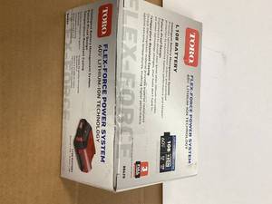 Toro 88620 Flex-Force Power System 60V Max 2.0 Ah Lithium-Ion L108 Battery Customer Returns See Pictures