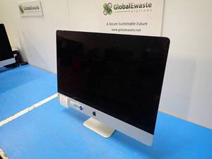 lot 5 image: Apple&nbspiMac13,2 AIO PC &nbspINTEL CORE I5-3470S 2.9 Ghz  8GB DDR3 SDRAM  1TB HD  Includes IOS and power cable  light scratches on screen