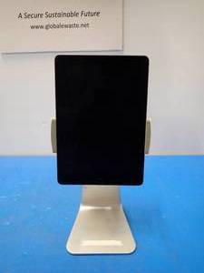 lot 30 image: 2019 Apple&nbspiPad Air A2153  64GB of storage  Cellular Carrier Unlocked  Includes Charging CableIncludes iPad Stand  Dent on top left corner of case. One scratch in the middle of the screen.