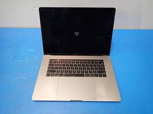 lot 33 image: Apple&nbspMacBookPro14,3 A1707 MPTR2LLA &nbspINTEL(R) CORE(TM) I7-7700HQ CPU  2.80GHZ  16GB RAM  251GB SSD  15.4 screen with 3360 x 2100 Resolution  Includes IOS  No Cables &nbspBroken Touch Bar and flicker and flashes