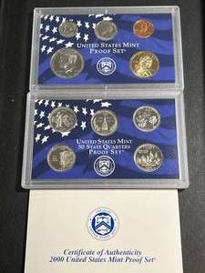 lot 41 image: 2000 US MINT PROOF SET