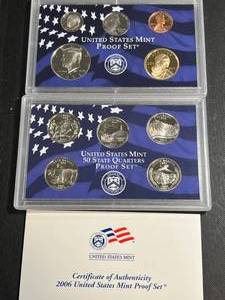 lot 47 image: 2006 US MINT PROOF SET