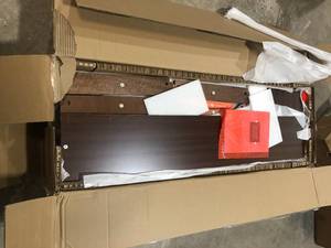 Home Decorators Collection Bradstone 4 Drawer Walnut Brown Wood File Cabinet Customer Returns See Pictures